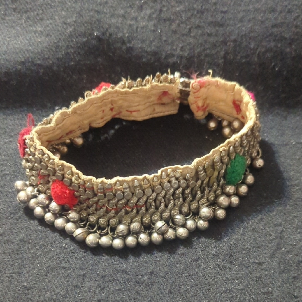 Antique 1800's Nomadic Tribal Anklet With Bells